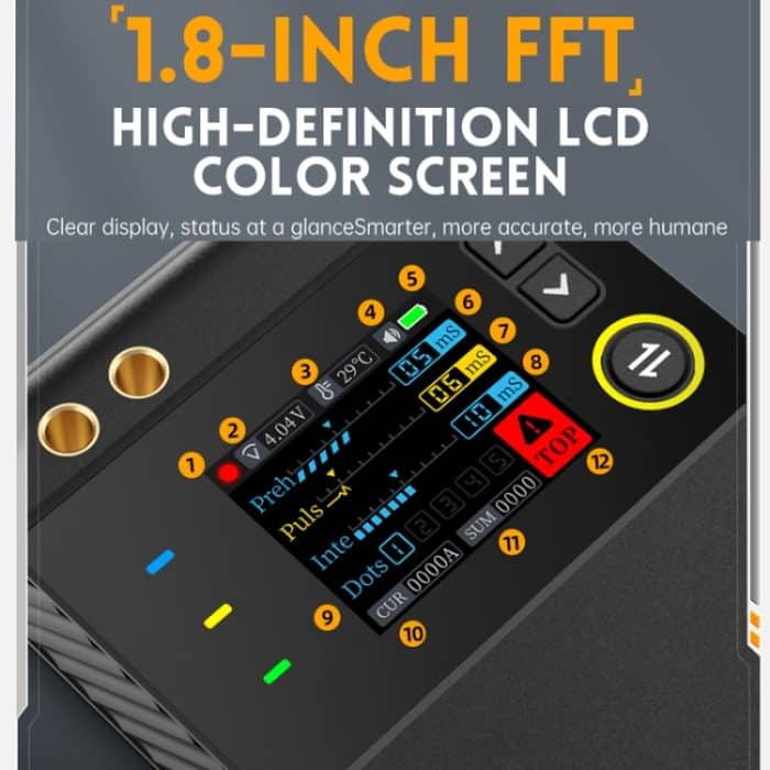 FNIRSI Kleine tragbare Mobiltelefon-Lithiumbatterie-Nickelblech-Punktschweißmaschine – Bild 11