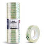 Deli kleines hochviskoses transparentes Büroklebeband für Studenten und Schreibwaren, 12 Rolls Width 1.2cm x Length 27.3m, 8 Rolls Wide 1.8cm x Length 27.3m, 12 Rolls Width 1.2cm x Length 12.8m, 8 Rolls Width 1.8cm x Length 12.8m...