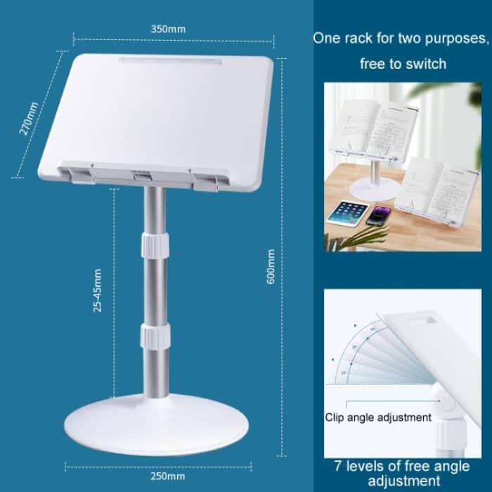 Verstellbarer Lift-Leseständer, Boden-Leseständer, Kinder-Sitzhaltung, Lesegerät – Bild 14