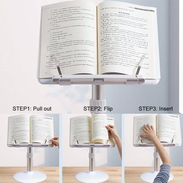 Verstellbarer Lift-Leseständer, Boden-Leseständer, Kinder-Sitzhaltung, Lesegerät – Bild 8