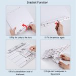 Kinder-Leseständer, Flip-Book-Leseständer, multifunktional, verstellbar, für Studenten – Bild 13