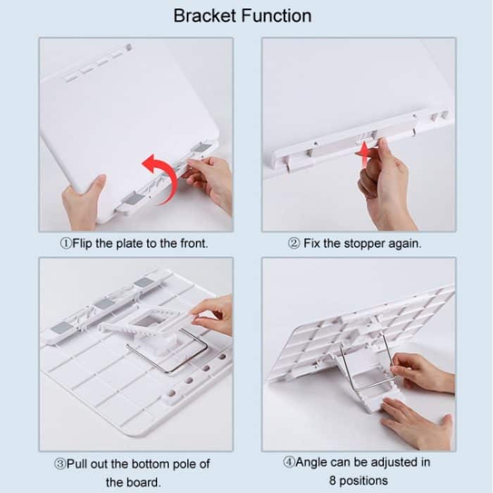 Kinder-Leseständer, Flip-Book-Leseständer, multifunktional, verstellbar, für Studenten – Bild 13