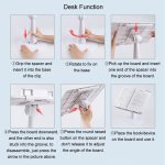 Kinder-Leseständer, Flip-Book-Leseständer, multifunktional, verstellbar, für Studenten – Bild 14