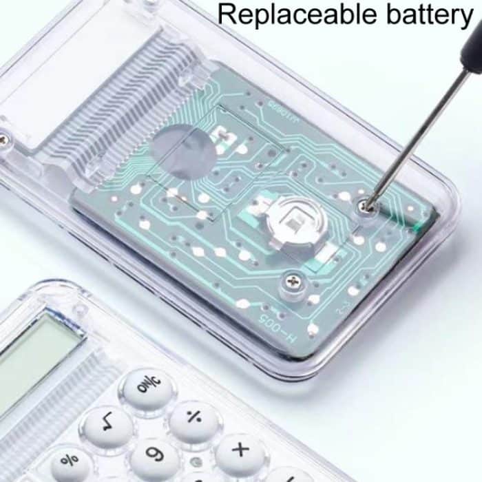 Kleiner, leiser, einfacher Taschenrechner, Mini-Süßigkeiten-Wohnheim-Studentenbüro-Prüfungstool – Bild 4