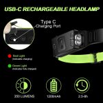 Fluoreszierender Gürtelsensor-Scheinwerfer, Outdoor-Lauf- und Fahrrad-Stirnlampe – Bild 10