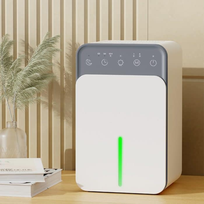 1500 ml Halbleiter-Luftentfeuchter mit automatischer Abtaufunktion, Timer, Schlafmodus, US Plug, JP Plug, EU Plug – Bild 2