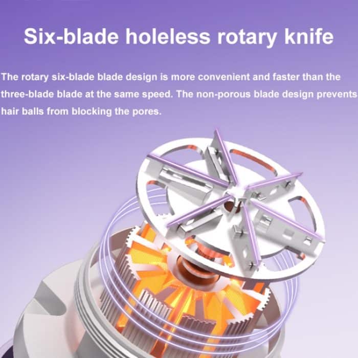 Elektrischer Haarballschneider Haushaltshaarentfernungsballwerkzeug Rasierer, Charging-Purple, Charging-Beige, Digital-Purple, Digital-Beige – Bild 5