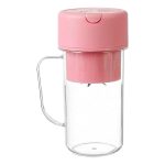 420 ml 6 Klingen Strohhalm Saftbecher USB-Aufladung Tragbare Fruchtsaftpresse Smoothie Maker