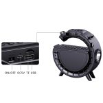 DV-800 G-förmiger, bunter Atmosphärenlicht-Taschenlampen-Solar-Wireless-Bluetooth-Lautsprecher – Bild 5