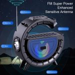 DV-800 G-förmiger, bunter Atmosphärenlicht-Taschenlampen-Solar-Wireless-Bluetooth-Lautsprecher – Bild 7