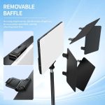 Pixel P30 20 W 2500–6500 K 2400 Lux Fotografie-Fülllicht mit zwei Farbtemperaturen, P30 – Bild 6