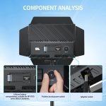 Pixel P30 20 W 2500–6500 K 2400 Lux Fotografie-Fülllicht mit zwei Farbtemperaturen, P30 – Bild 8