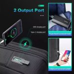 Bopai Wasserdichter Business-Laptop-Rucksack mit großem Fassungsvermögen und USB+Typ-C-Anschluss, 61-122891, 61-122631C – Bild 6
