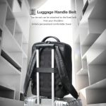 Bopai Wasserdichter Business-Laptop-Rucksack mit großem Fassungsvermögen und USB+Typ-C-Anschluss, 61-122891, 61-122631C – Bild 10