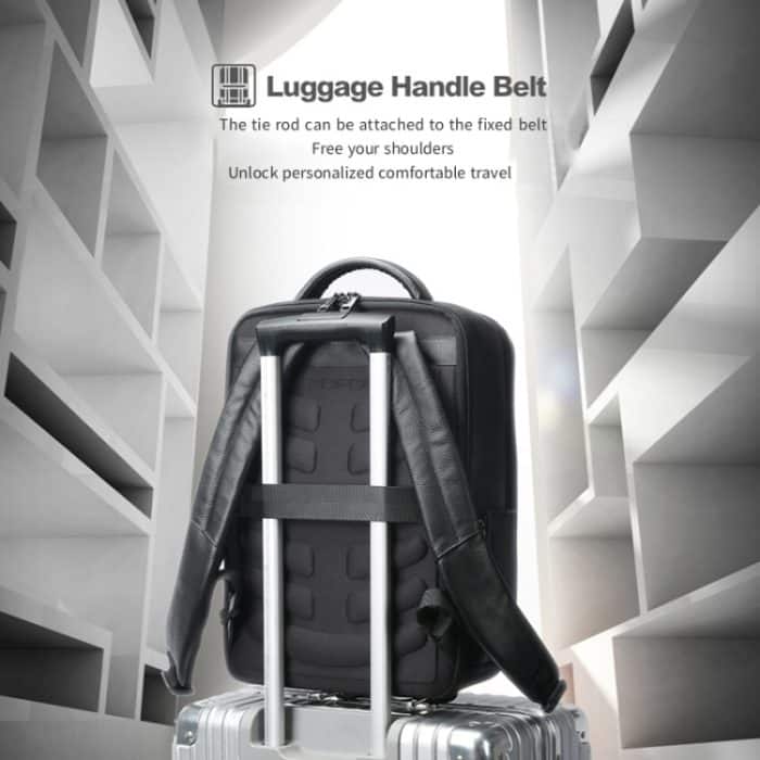 Bopai Wasserdichter Business-Laptop-Rucksack mit großem Fassungsvermögen und USB+Typ-C-Anschluss, 61-122891, 61-122631C – Bild 10