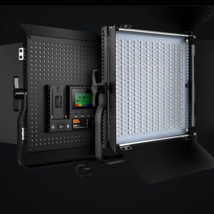 Pixel K80 RGB 45W 2600-10000K 552 LEDs Fotografie-Fülllicht-Panel-Lampe mit LCD-Display, US-Stecker, K80 RGB – Bild 2