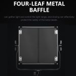 Pixel K80 RGB 45W 2600-10000K 552 LEDs Fotografie-Fülllicht-Panel-Lampe mit LCD-Display, US-Stecker, K80 RGB – Bild 11