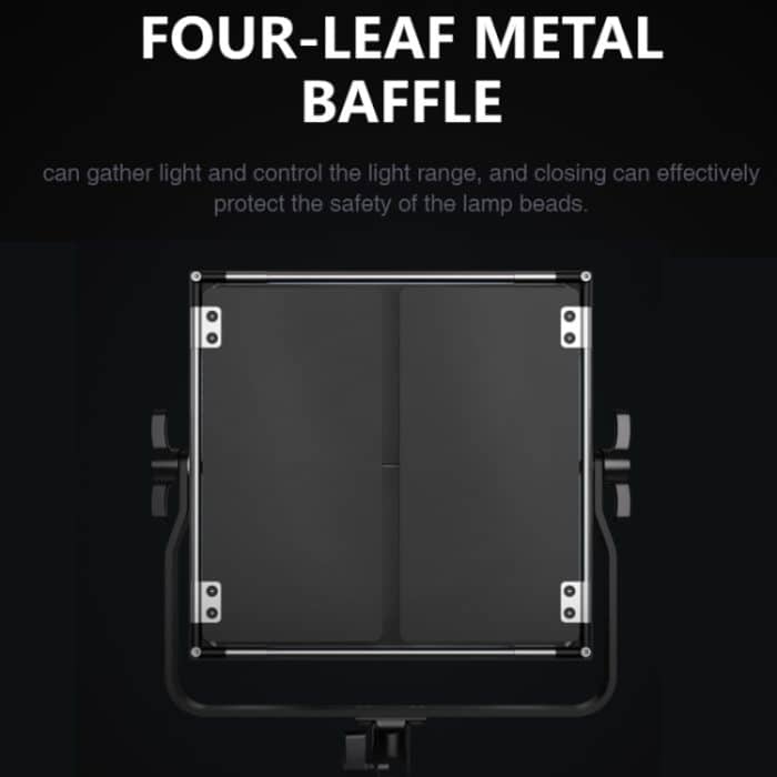 Pixel K80 RGB 45W 2600-10000K 552 LEDs Fotografie-Fülllicht-Panel-Lampe mit LCD-Display, US-Stecker, K80 RGB – Bild 11