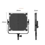 Pixel K80 RGB 45W 2600-10000K 552 LEDs Fotografie-Fülllicht-Panel-Lampe mit LCD-Display, US-Stecker, K80 RGB – Bild 3