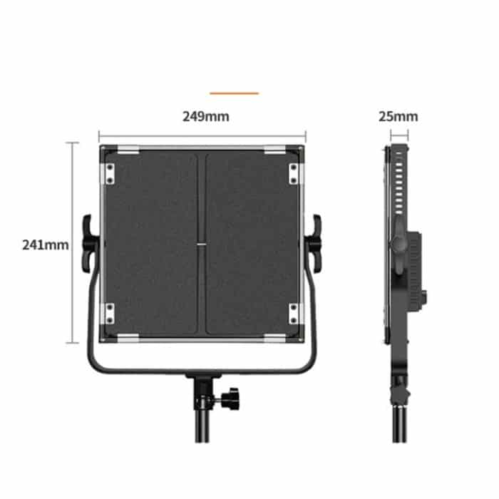 Pixel K80 RGB 45W 2600-10000K 552 LEDs Fotografie-Fülllicht-Panel-Lampe mit LCD-Display, US-Stecker, K80 RGB – Bild 3