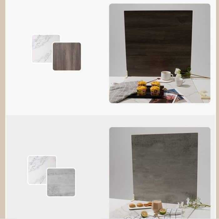 2 Stück 60 cm doppelseitiges Hintergrundbrett + 7 Stück Hintergrundpapier Fotografie-Requisiten-Set, Set 1, Set 2, Set 3, Set 4, Set 5, Set 6, Set 7 – Bild 6