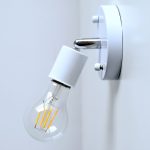 E27 Schraubmontage Metall Retro Universal Lampenfassung Lampenfassungen, Black, White, Golden – Bild 7