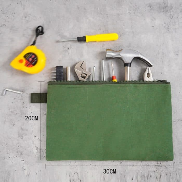 Canvas Hardware Toolkit Multifunktionale tragbare Handgepäck-Aufbewahrungstasche für Elektriker – Bild 4