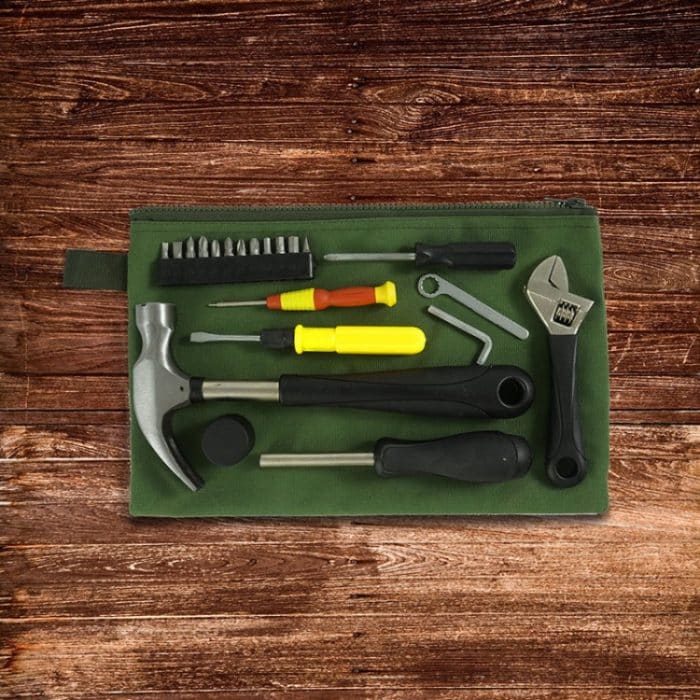 Canvas Hardware Toolkit Multifunktionale tragbare Handgepäck-Aufbewahrungstasche für Elektriker – Bild 7