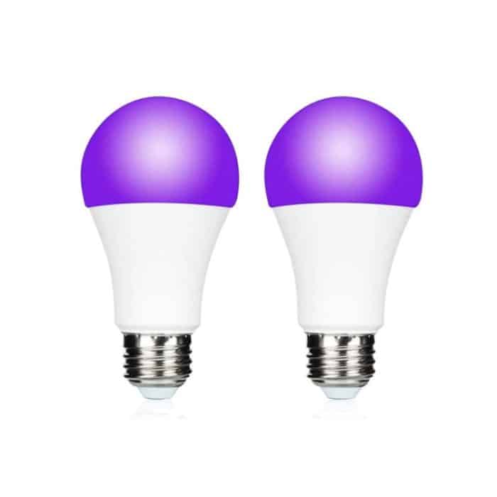 2 Stück / Packung 9W E27 LED Lila Licht UV-Lampen Umgebungslicht – Bild 1