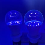 2 Stück / Packung 9W E27 LED Lila Licht UV-Lampen Umgebungslicht – Bild 4