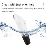 Mini Home Weinausgießer Rotwein Schnelldekanter Silikon Weinstarter, Oblique Mouth, Flower Type – Bild 5