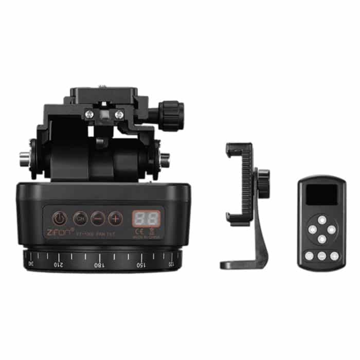 ZIFON YT-1000 Elektrischer Gimbal, 360-Grad-Panorama-Fernbedienung, Handy-Aufnahme, Dual-Achsen-DSLR-Kamera, Live-Stabilisator, YT-1000 – Bild 1