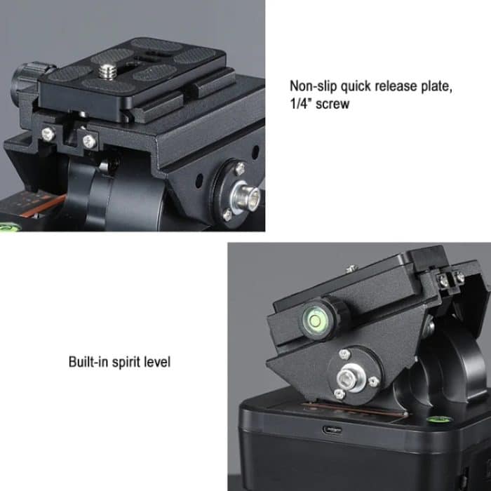 ZIFON YT-1000 Elektrischer Gimbal, 360-Grad-Panorama-Fernbedienung, Handy-Aufnahme, Dual-Achsen-DSLR-Kamera, Live-Stabilisator, YT-1000 – Bild 6