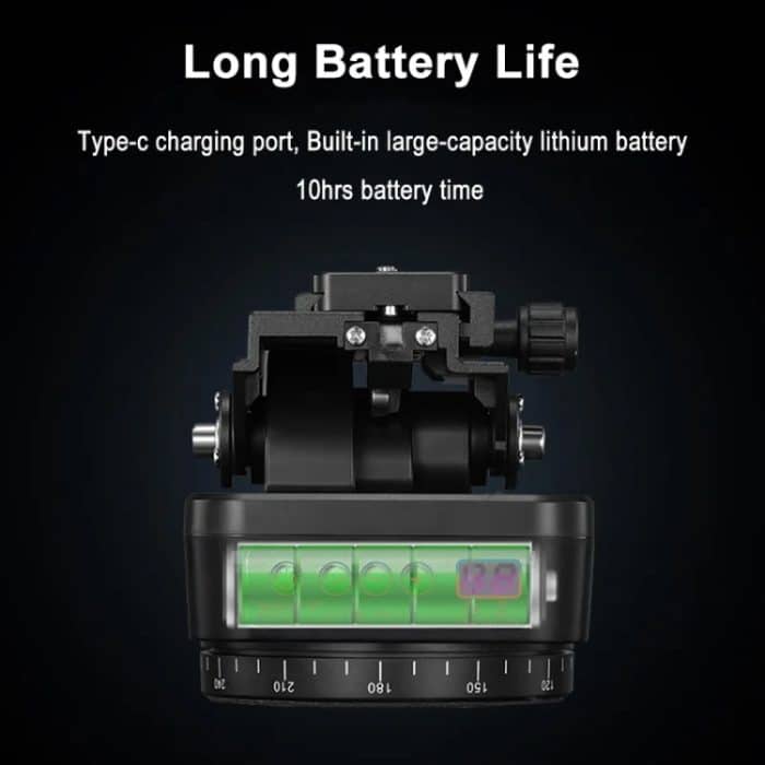 ZIFON YT-1000 Elektrischer Gimbal, 360-Grad-Panorama-Fernbedienung, Handy-Aufnahme, Dual-Achsen-DSLR-Kamera, Live-Stabilisator, YT-1000 – Bild 8