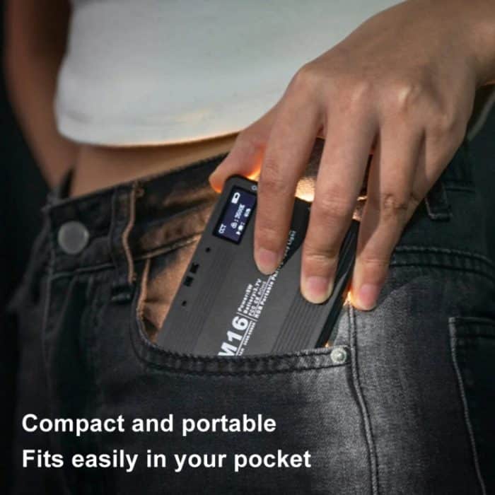 Wiederaufladbares Taschenlicht, Mini-Fotografie-Licht, LED-Außenaufnahme-Zusatzlicht, Desiontal M15 3 Color Temperature, Desiontal M16 RGB – Bild 10