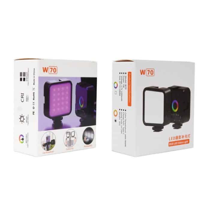 Live-Fülllicht, tragbares kleines Taschenlicht, Umgebungsfoto-Handfotografie-Beleuchtung, W70 – Bild 12