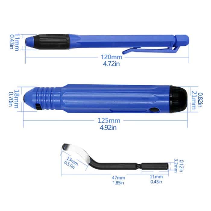 Kantenschneider für die Holzbearbeitung, Entgratungsschaber, Anfaswerkzeug – Bild 3