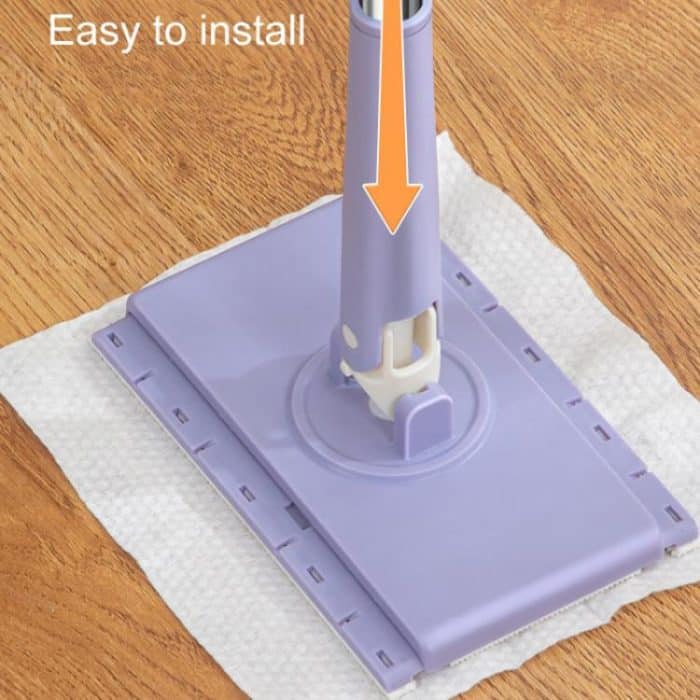 Waschlappen Kleiner Mopp Lazy Person Handfreier automatischer Papierwechsel Mini-Bodenreiniger – Bild 5