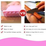 Hot Dog Slicer Cutter Wurst Kunststoff Slicer für BBQ Outdoor Camping – Bild 6