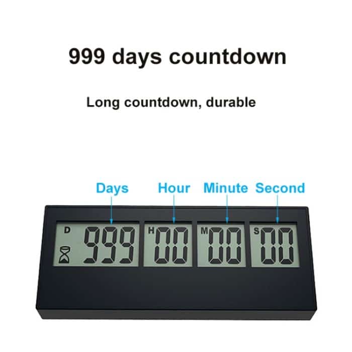 PS-110 LCD-Bildschirm, digitale Anzeige, Datums-Countdown-Timer, 999-Tage-Timer – Bild 4