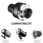 Optisches Snoot-Fotostudio-Zubehör für Blitzlampe mit Bowens-Halterung – Bild 4