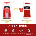 1200 W Korb-Popcornmaschine, elektrischer automatischer Mais-Popper, 220V EU Plug, 110V US Plug, 220V UK Plug, 220V AU Plug – Bild 4