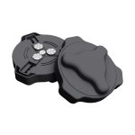 Magnetischer drehbarer Dosenöffner, tragbarer manueller Flaschenöffner für Bier und Cola