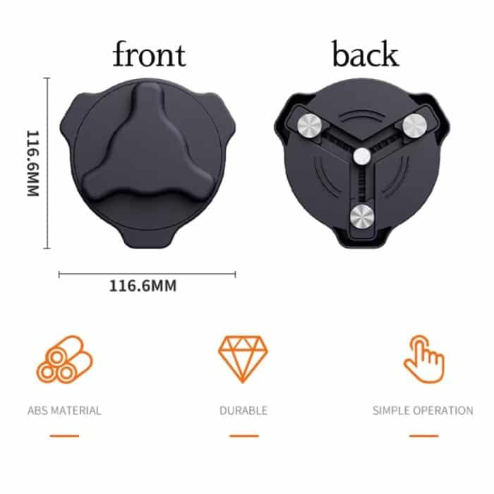 Magnetischer drehbarer Dosenöffner, tragbarer manueller Flaschenöffner für Bier und Cola – Bild 8