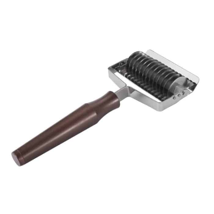 304 Edelstahl Pusher Multifunktionale Nudel Schwert Verdickung Küche Nudelschneider, Aluminum Handle 5mm, Aluminum Handle 2.5mm, Black Color Wood Handle 5mm, Black Color Wood Handle 2.5mm – Bild 1