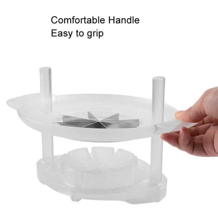 Obstschneider aus Edelstahl 304, multifunktionaler Obstkernteiler für den Haushalt – Bild 4