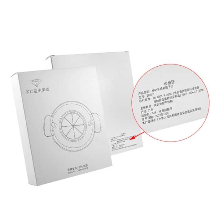 Obstschneider aus Edelstahl 304, multifunktionaler Obstkernteiler für den Haushalt – Bild 7