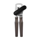 Edelstahl-Dosenöffner, multifunktionaler Flaschenöffner für die Küche, Aluminum Handle, Wood Handle