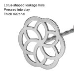 Kartoffelstampfer aus Edelstahl 316L, verdickte Taro-Stampfgeräte, Aluminum Handle, Wooden Handle – Bild 4