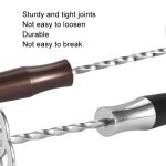 Kartoffelstampfer aus Edelstahl 316L, verdickte Taro-Stampfgeräte, Aluminum Handle, Wooden Handle – Bild 6